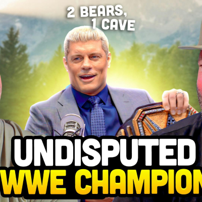 episode The Undisputed Champion Of Neck Tattoos w/ Cody Rhodes | 2 Bears, 1 Cave artwork