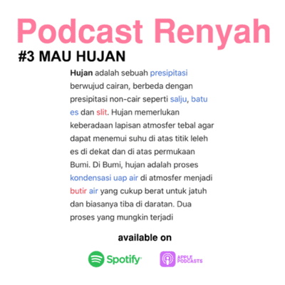 episode #3 MAU HUJAN artwork