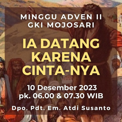 episode Khotbah 10 Desember 2023 - Pdt. Em. Atdi Susanto artwork