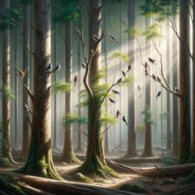 episode Serenidad Forestal: El Viento y los Pájaros para Apaciguar la Mente artwork