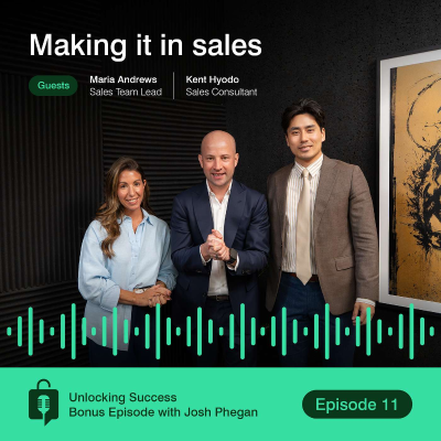 episode Making it in sales (Bonus Episode with Josh Phegan) artwork