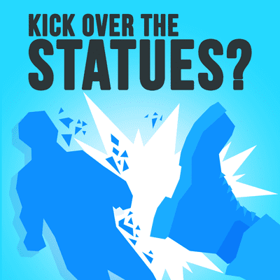 episode Kick Over The Statues? From Elephants To Picasso! Steve Gribbin with Paul Ricketts artwork