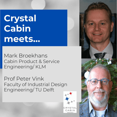 episode Crystal Cabin meets…Mark Broekhans & Prof Peter Vink - Episode 3 – The future of flying experience artwork