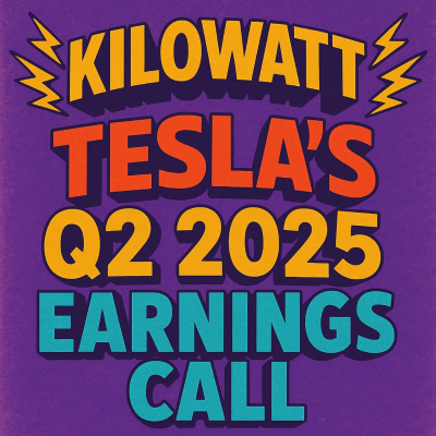 episode Tesla's Q2 2025 Earnings Call artwork