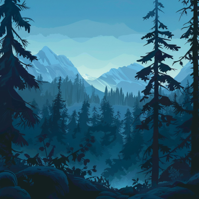 episode Alaskan Alpine Forest Ambience & Calming Music artwork