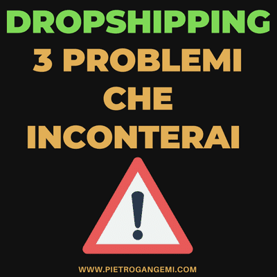 episode DROPSHIPPING 3 PROBLEMI CHE INCONTERAI - SHOPIFY WOOCOMMERCE ECOMMERCE artwork