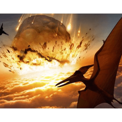episode Asteroids and Dinosaurs - Fine Art of Paleontology artwork