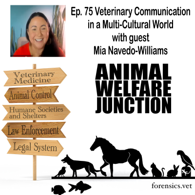 episode Veterinary Communication in a Multi-Cultural World with guest Mia Navedo-Williams artwork