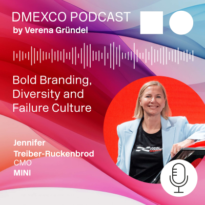 episode MINI’s CMO Jennifer Treiber-Ruckenbrod on Bold Branding, Diversity and Failure Culture artwork