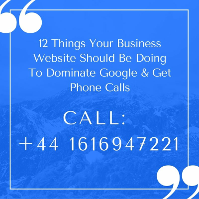 episode 12 Things Your Business Website Should Be Doing To Dominate Google And Get Phone Calls - Short artwork