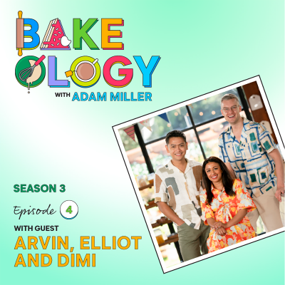 episode S3 Ep4: 2024 Great Australian Bake Off Finalists - Arvin, Elliot and Dimi artwork