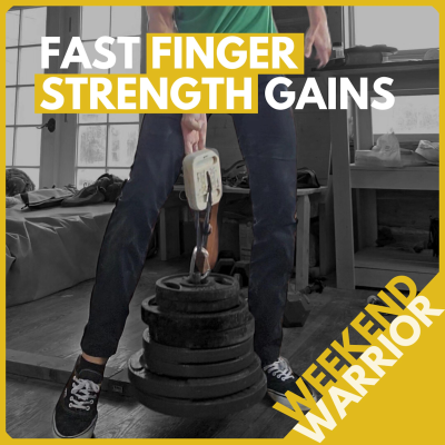 episode Weekend Warrior: A Protocol that Added More than 40lbs of Strength PER HAND in About a Year artwork
