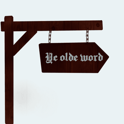 Ye olde word