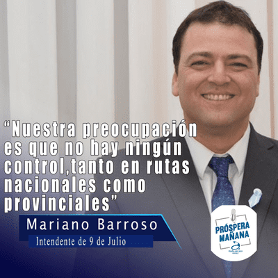 episode Mariano Barroso, Intendente de 9 de Julio, en Próspera Mañana artwork