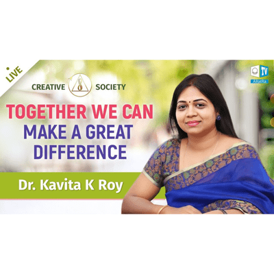 episode Together we can do a lot. Dr. Kavita K Roy on Creative Society | Allatraunites artwork