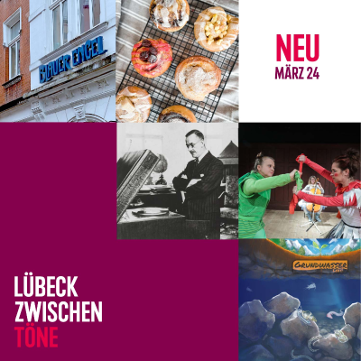 episode Zauberberge, Taschenopern, Blaue Engel und Hefeschnecken im März in Lübeck artwork