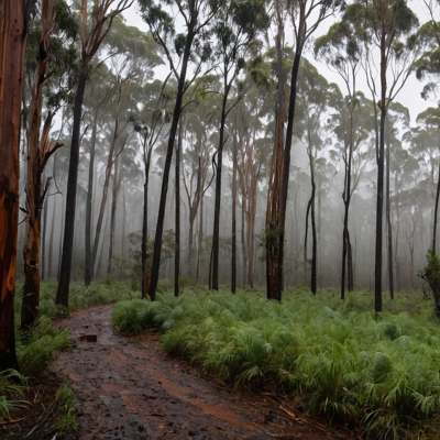 episode Rainy Eucalyptus Forest - 10 Hours Sleep Sound artwork