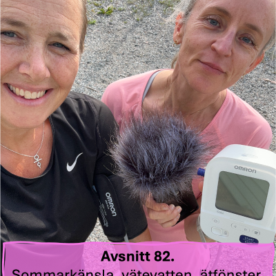 episode Avsnitt 82. Sommarkänsla, vätevatten, ätfönster och blodtryck under träning artwork