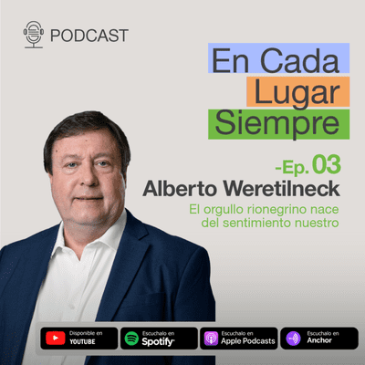 episode Alberto Weretilneck: El orgullo rionegrino nace del sentimiento nuestro l T01 - Ep.03 artwork