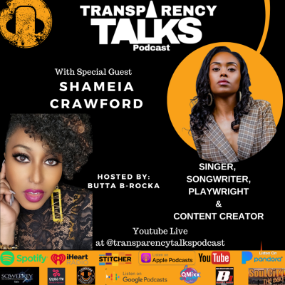 episode Shameia Crawford- Singer, Songwriter, Playwright & Content Creator- artwork