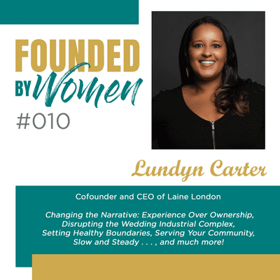 episode #010: Lundyn Carter on Changing the Narrative: Experience Over Ownership, Disrupting the Wedding Industrial Complex, Setting Healthy Boundaries, Serving your Community, Slow and Steady . . . , and much more artwork