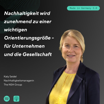 episode #261 Katy Seidel, Compliance & Sustainability Management, NSH Group artwork