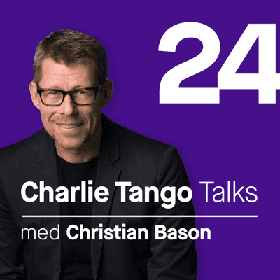 episode 24 Charlie Tango talk med Christian Bason artwork