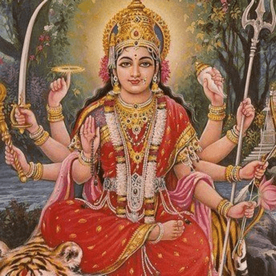 episode Mantra a Durga,destruye la brujería, hechicería,magia negra y negatividades artwork