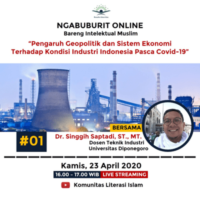 episode Pengaruh Geopolitik dan Sistem Ekonomi terhadap Kondisi Industri Indonesia Pasca Covid-19 Ft. Dr. Singgih Saptadi, ST., MT. artwork