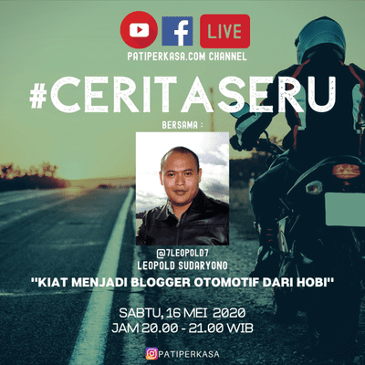 episode #CERITASERU Bersama Leopold Sudaryono "Kiat Menjadi Blogger Otomotif Dari Hobi" artwork