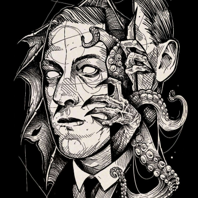 episode "El Extraño", un relato de H. P. Lovecraft artwork