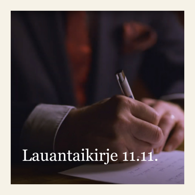 episode 07: Lauantaikirje 11.11.2023 (Itä-Suomesta ja rauhasta) artwork