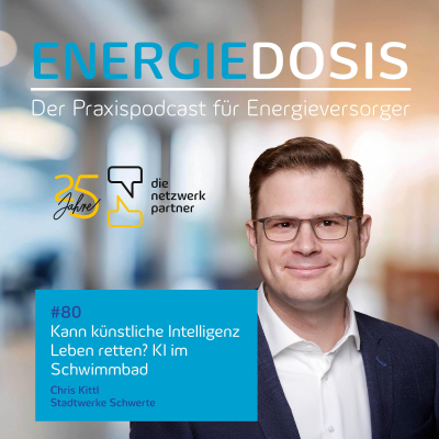 episode 80: Kann künstliche Intelligenz Leben retten? KI im Schwimmbad – mit Chris Kittl, Stadtwerke Schwerte artwork