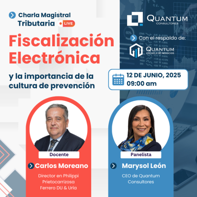 episode Charla Magistral Gratuita: Fiscalización electrónica y la importancia de la cultura de prevención artwork