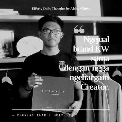 episode Alam Scave - Jualan brand KW sama dengan ngga ngehargain Creator artwork