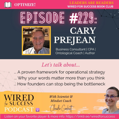 episode Optimize! Develop an Operational Strategy to Create a Highly Functional and Effective Organization for Growth with Cary Prejean – Leaders Are Readers For Success Book Club | Episode 229 artwork