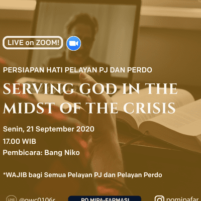episode PHP PJ dan Perdo 21 September 2020: Serving God in the Midst of the Crisis (Bang Niko) artwork