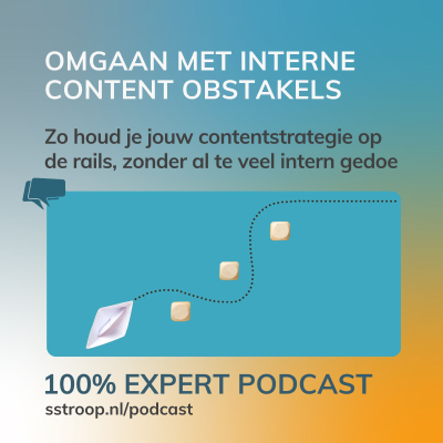 episode Omgaan met interne obstakels: zo houd je jouw contentstrategie op de rails artwork