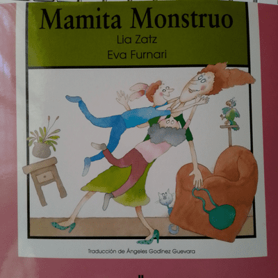 episode Mamita Monstruo de la autora Los Zatz, ilustraciones Eva Furnari. Edit. Callis. artwork